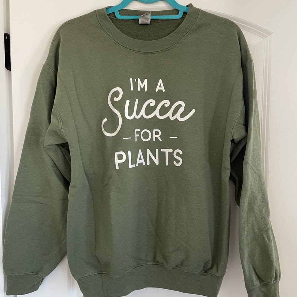 Green Plant Lover Sweatshirt
